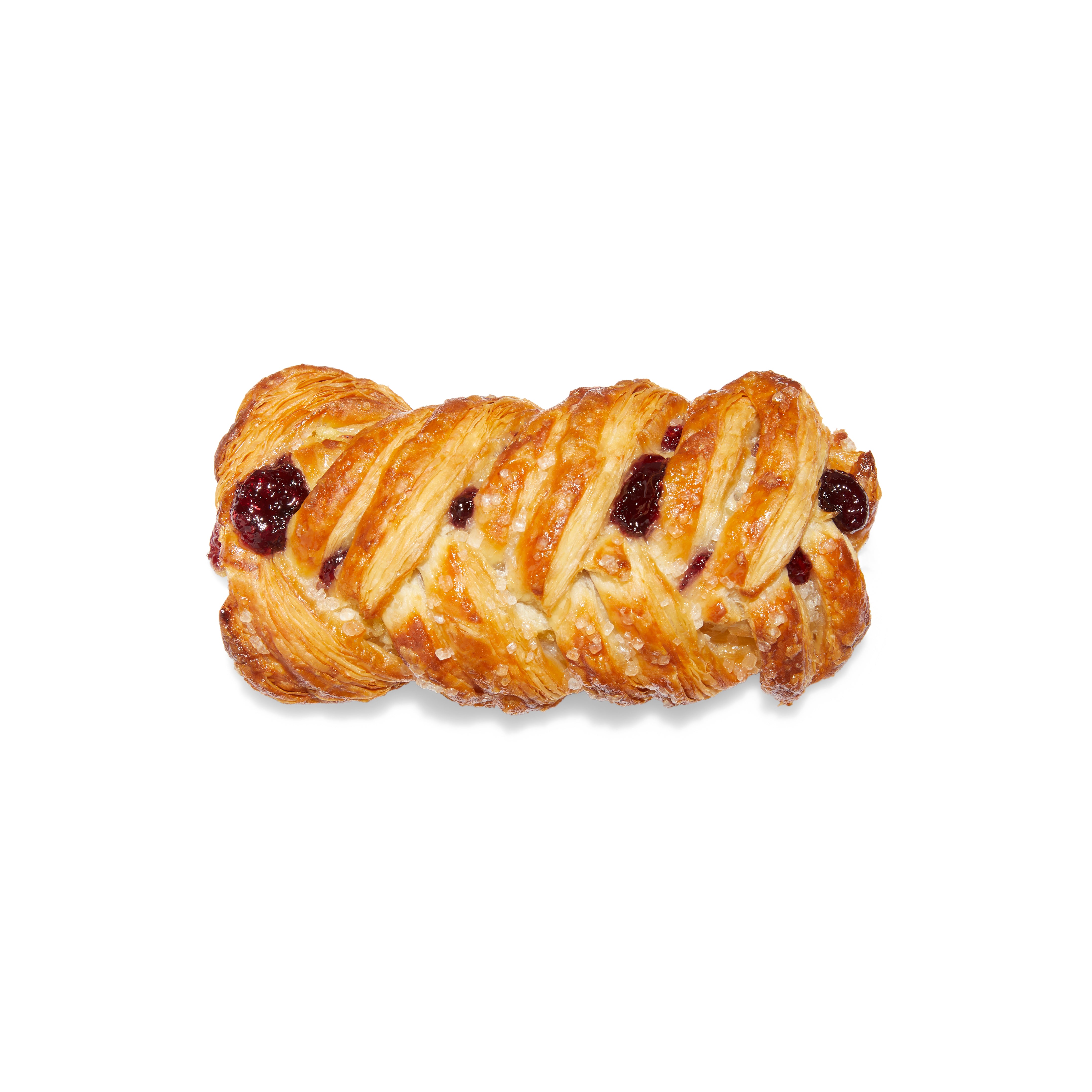 Danishplait Custard Cream Blueberry 3.53 Ounce Size - 48 Per Case.