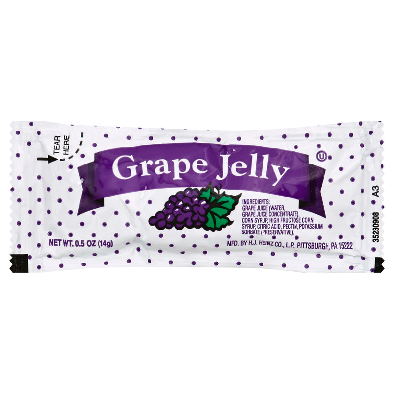 PPI Single Serve Grape Jelly 0.5 Ounce Packets 200 Per Case