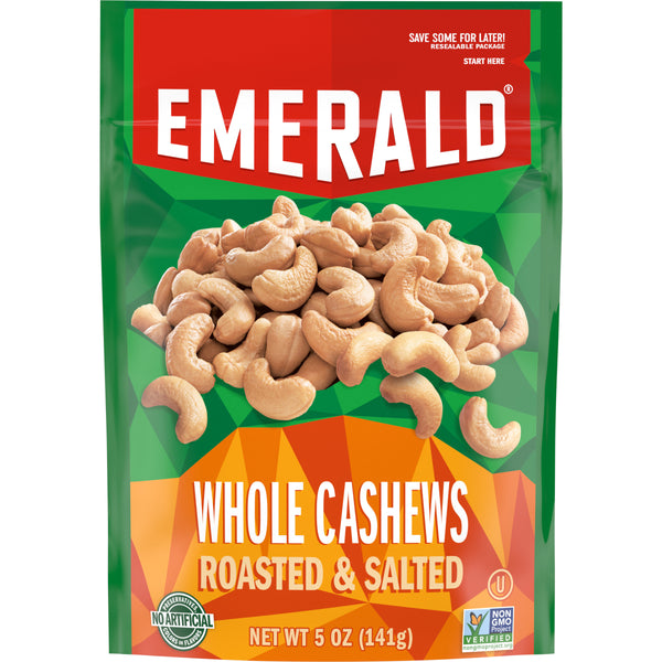 Nut Cashew Whole Roasted & Salted 5 Ounce Size - 6 Per Case.