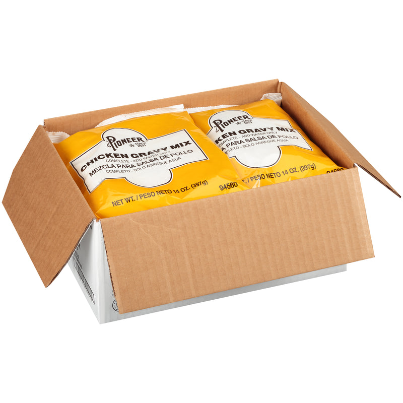 Pioneer Chicken Gravy Mix 14 Ounce Size - 6 Per Case.
