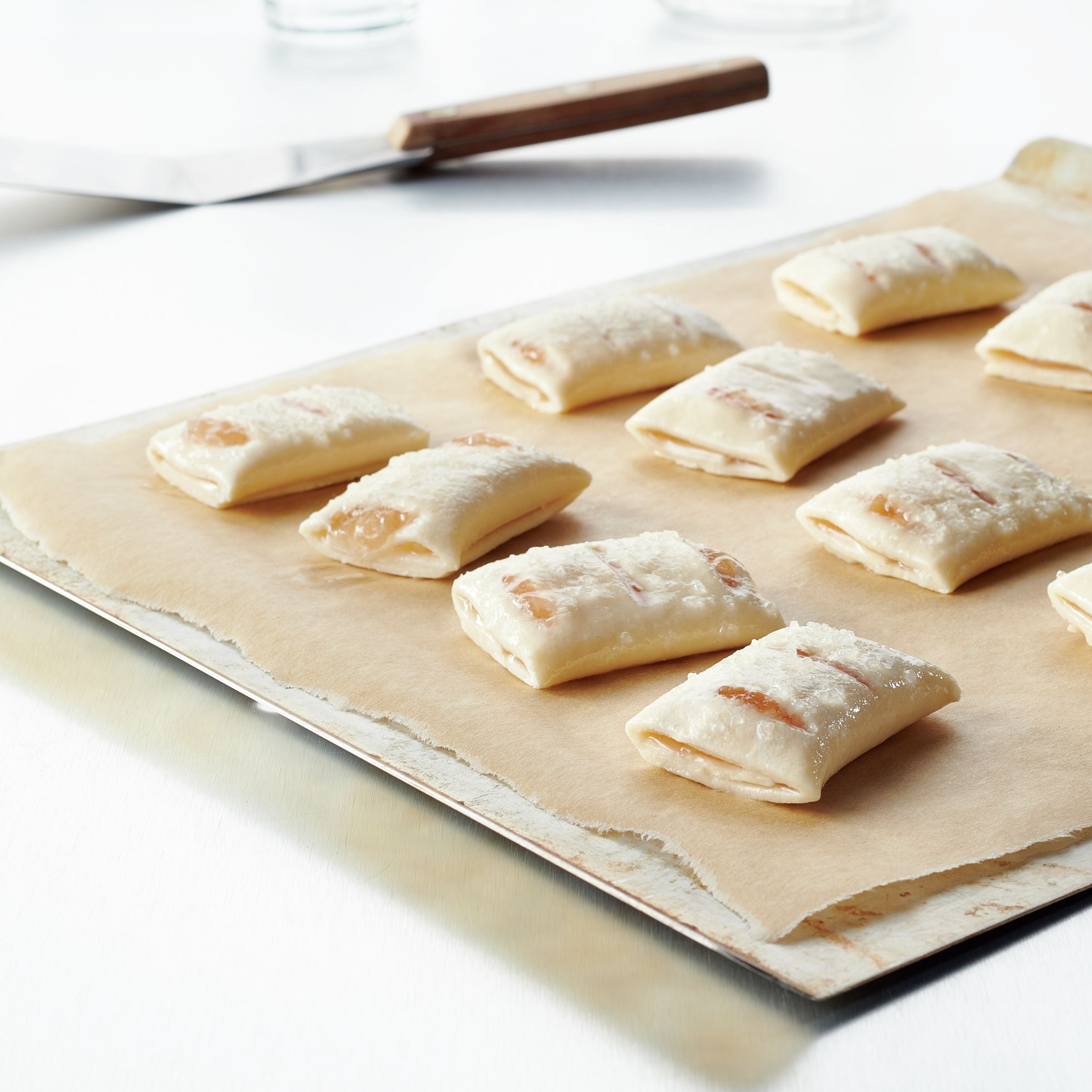 Pillsbury™ Frozen Strudel Bites® Dough Sugared Apple 16 Pound Each - 1 Per Case.