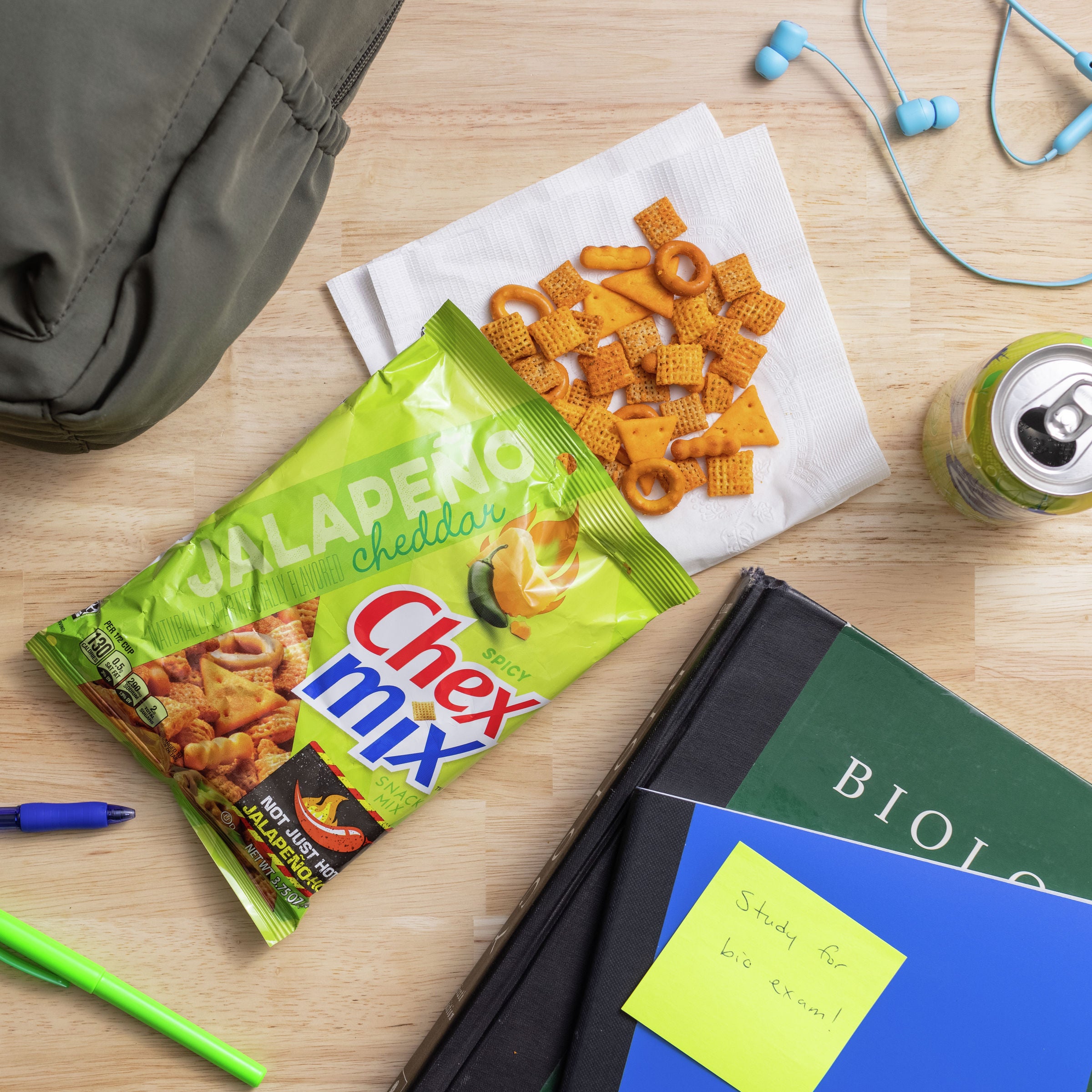 Chex Mix™ Snack Mix Jalapeno Cheddar 3.75 Ounce Size - 8 Per Case.