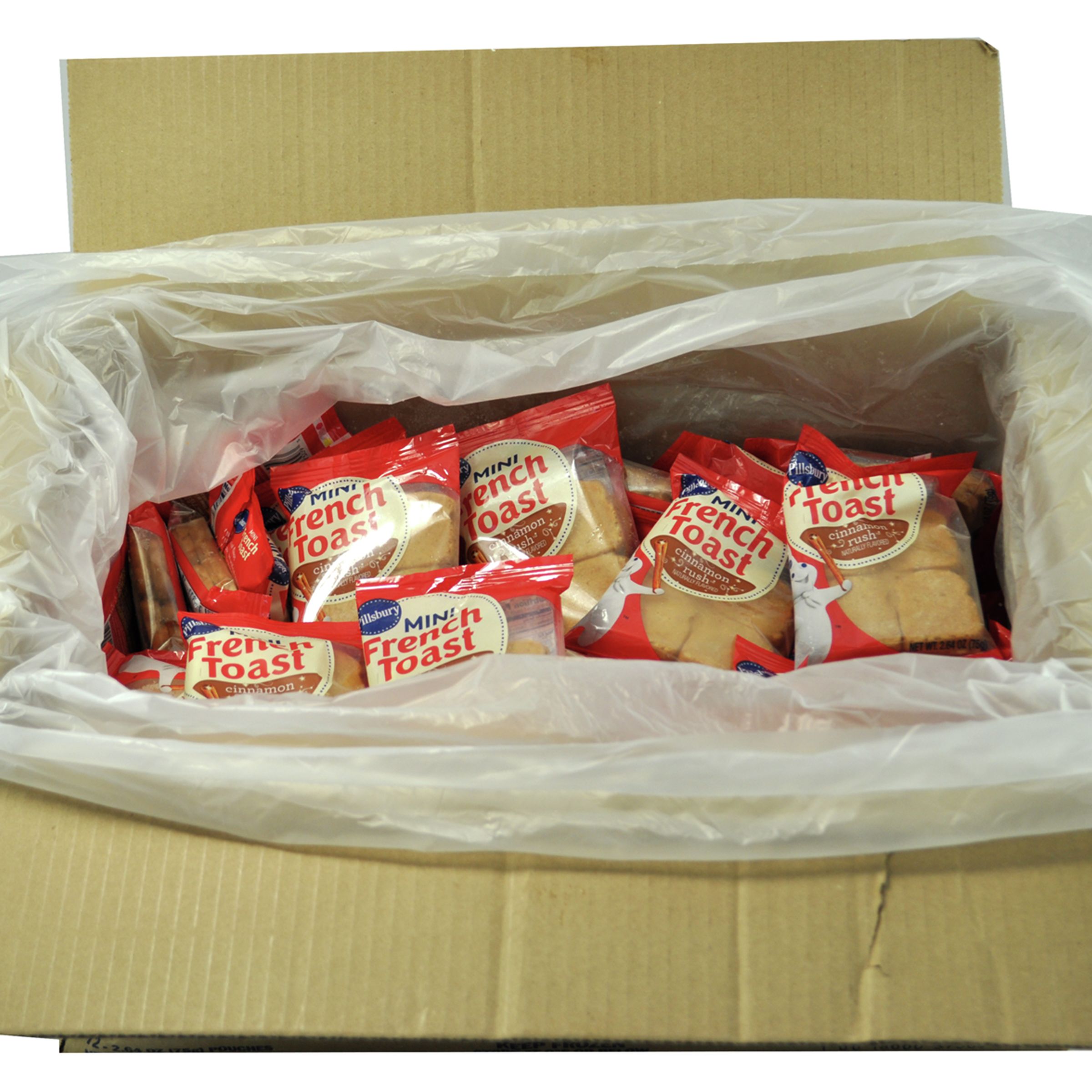 Pillsbury™ Frozen Mini French Toast Cinnamon Rush™ 2.64 Ounce Size - 72 Per Case.
