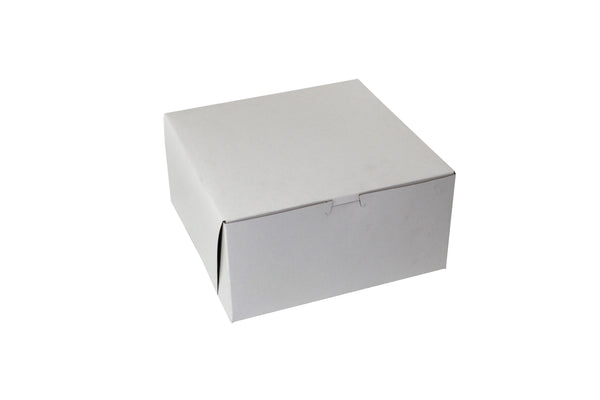 Boxit White Lock Corner Bakery Box 100 Each - 1 Per Case.