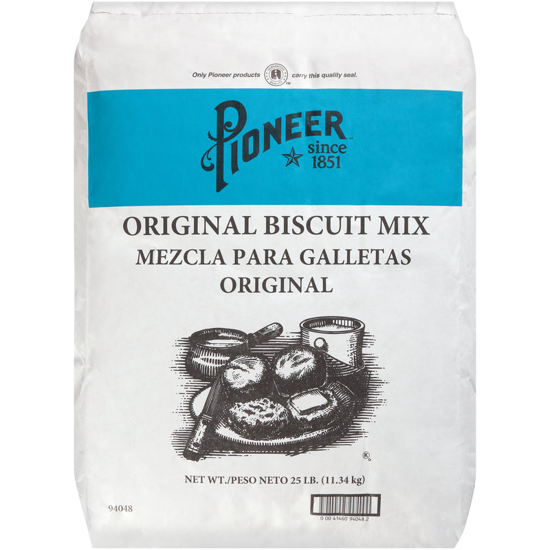 Pioneer Original Biscuit Mix 25 Pound Each - 1 Per Case.