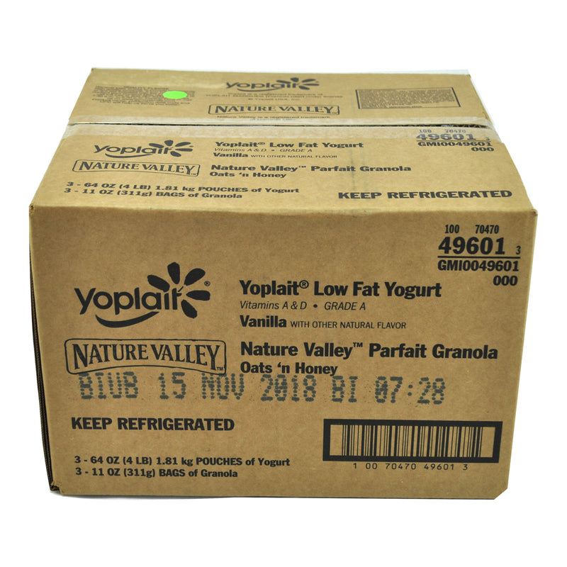 Yoplait® Parfaitpro™ Kit Low Fat Vanilla Nature Valley Granola 14.06 Pound Each - 1 Per Case.