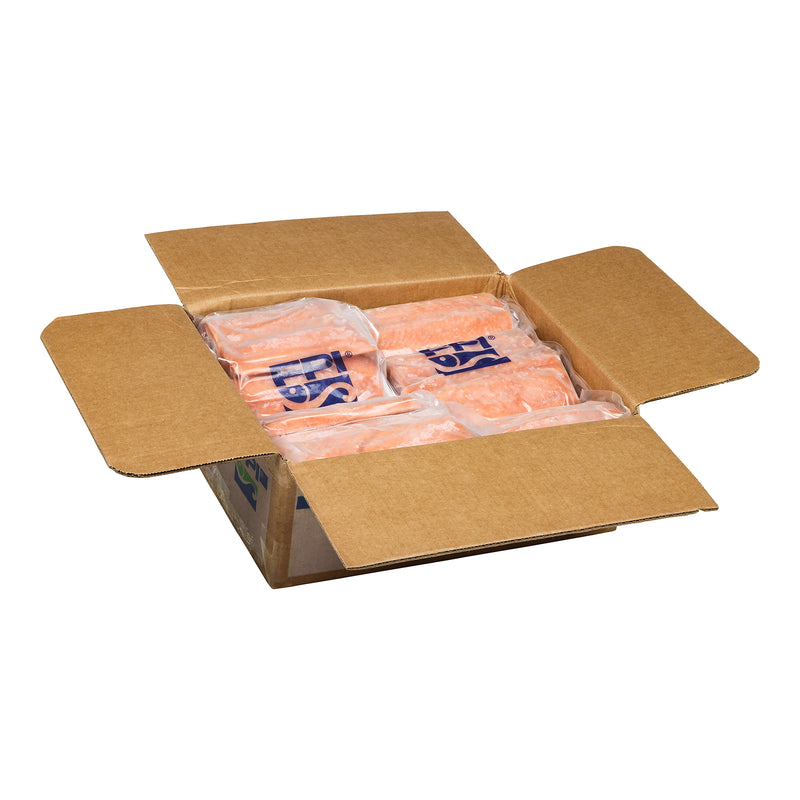 Iqf Chum Salmon Or Pink Salmon Loinsvacuum Packed 10 Pound Each - 1 Per Case.