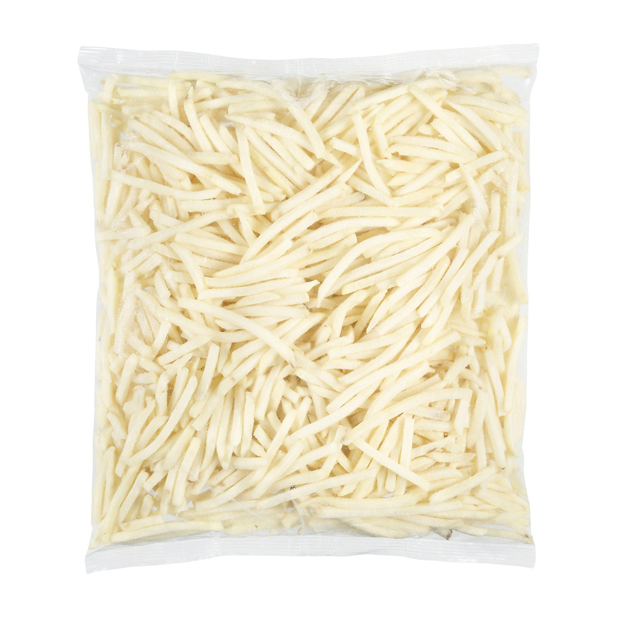 Simplot Conquest 4" Clear Coated Shoestringfries 4.5 Pound Each - 6 Per Case.