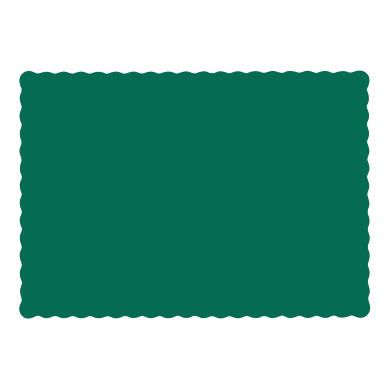 Placemat Paper Hunter Green 1000 Each - 1 Per Case.
