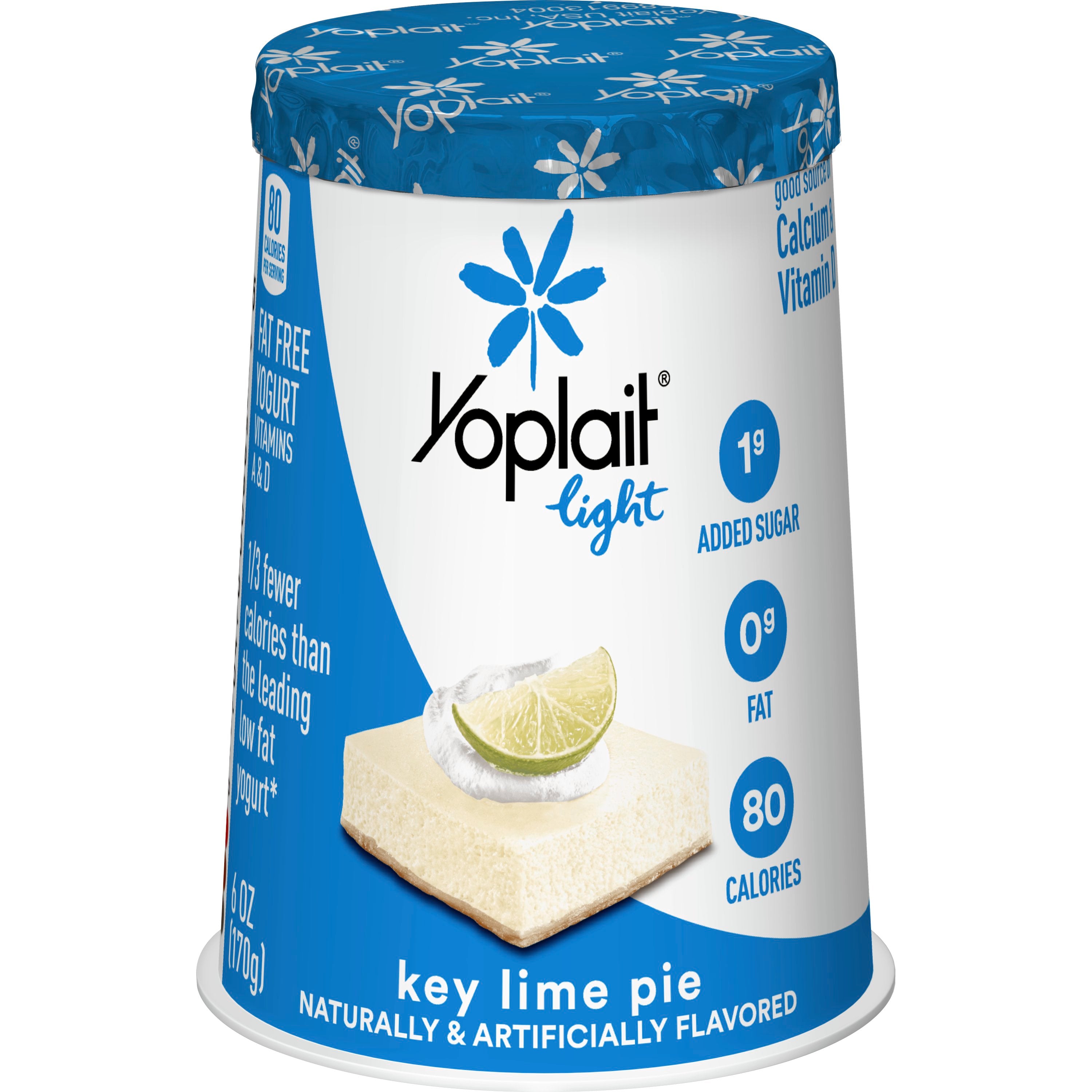 Yoplait® Light Yogurt Single Serve Cup Keylime Pie 6 Ounce Size - 12 Per Case.