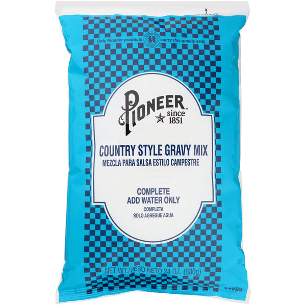 Pioneer Country Style Gravy Mix 24 Ounce Size - 6 Per Case.