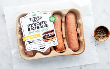 Beyond Meat Beyond Sausage Plant-Based Dinner Sausage Links Brat Original 3.52 Ounce Size - 50 Per Case.