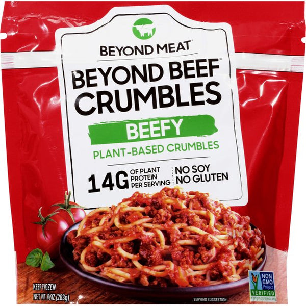 Beyond Meat Beyond Beef Beefy Crumble 5 Pound Each - 2 Per Case.