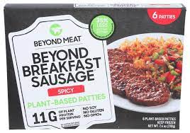 Beyond Meat Breakfast Sausage Spicy 7.4 Ounce Size - 12 Per Case.