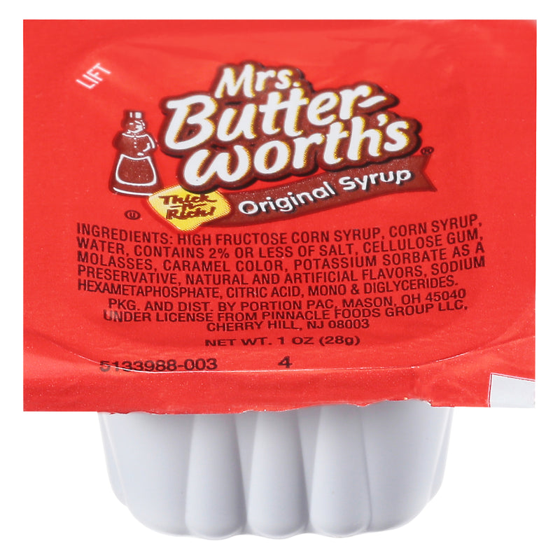 MRS. BUTTERWORTH'S Single Serve Syrup 1 Ounce Cups 200 Per Case