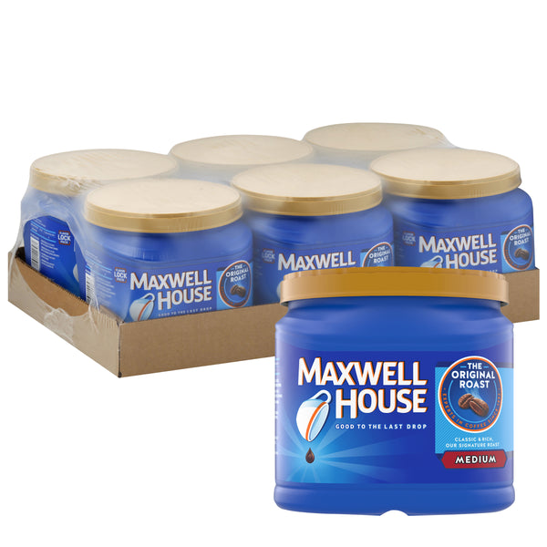 Maxwell House Original Ground Coffee, 1.913 Pound Each - 6 Per Case.