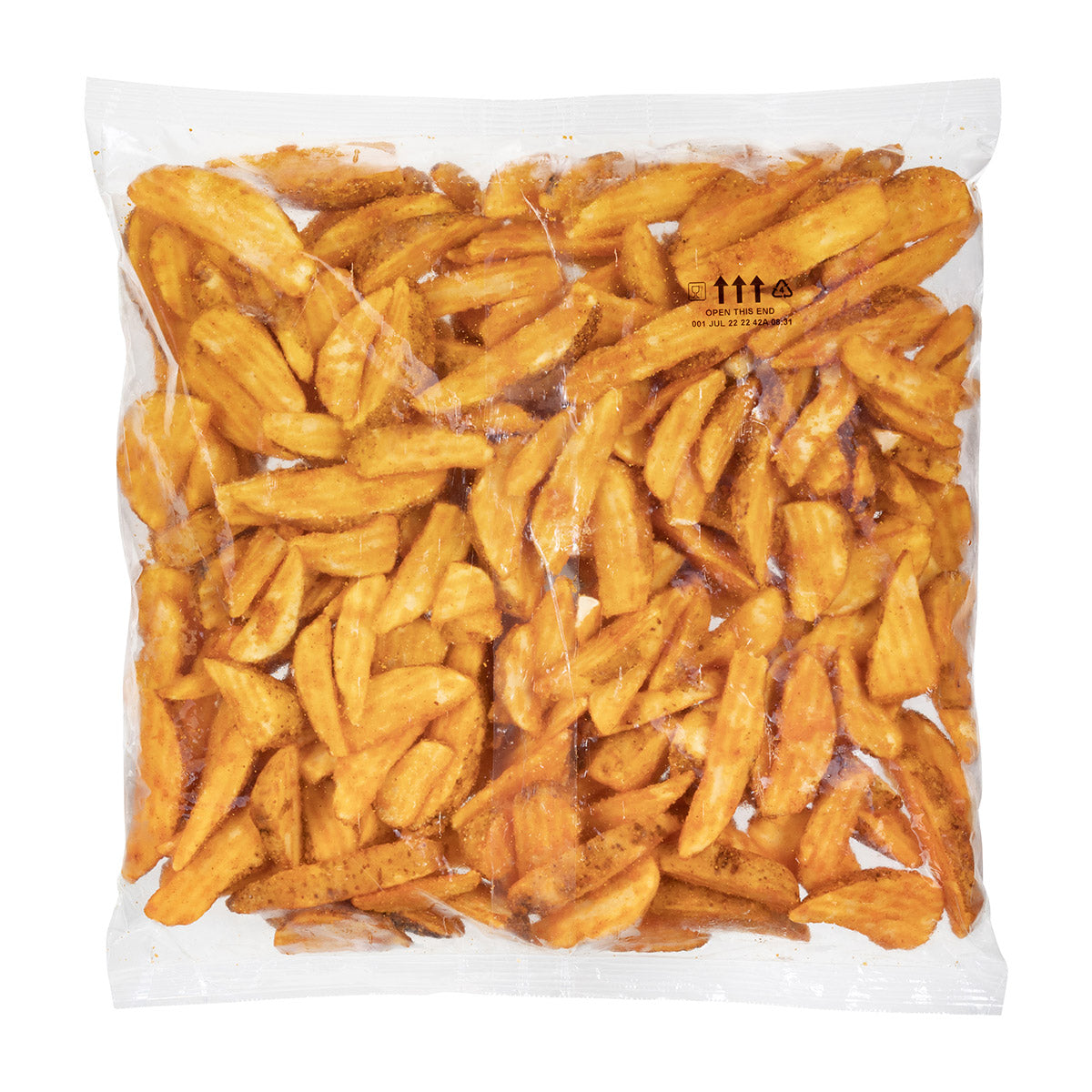 Simplot Seasonedcrisp Cut Savory Batteredwedges Skin On 5 Pound Each - 6 Per Case.