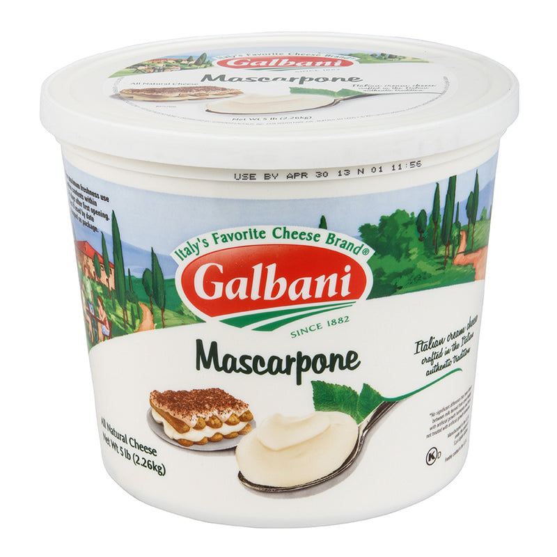 Galbani Mascarpone Cheese 5 Pound Each - 4 Per Case.