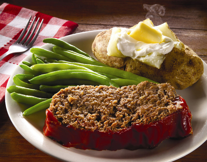Beef Patty Meatloaf Vidalia 4 Ounce Size - 40 Per Case.