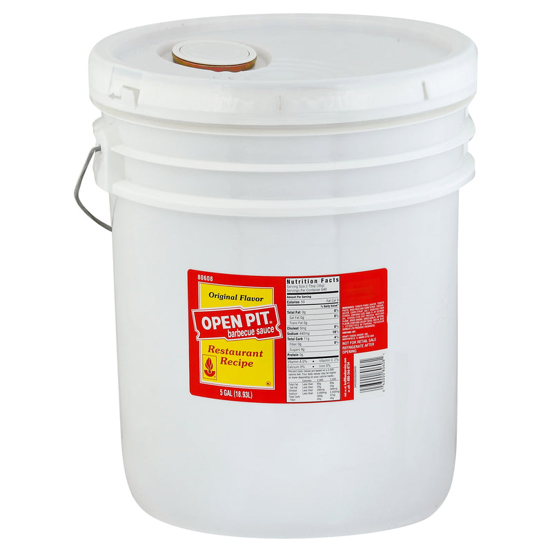 OPEN PIT Original BBQ Sauce 5 gal. Pail