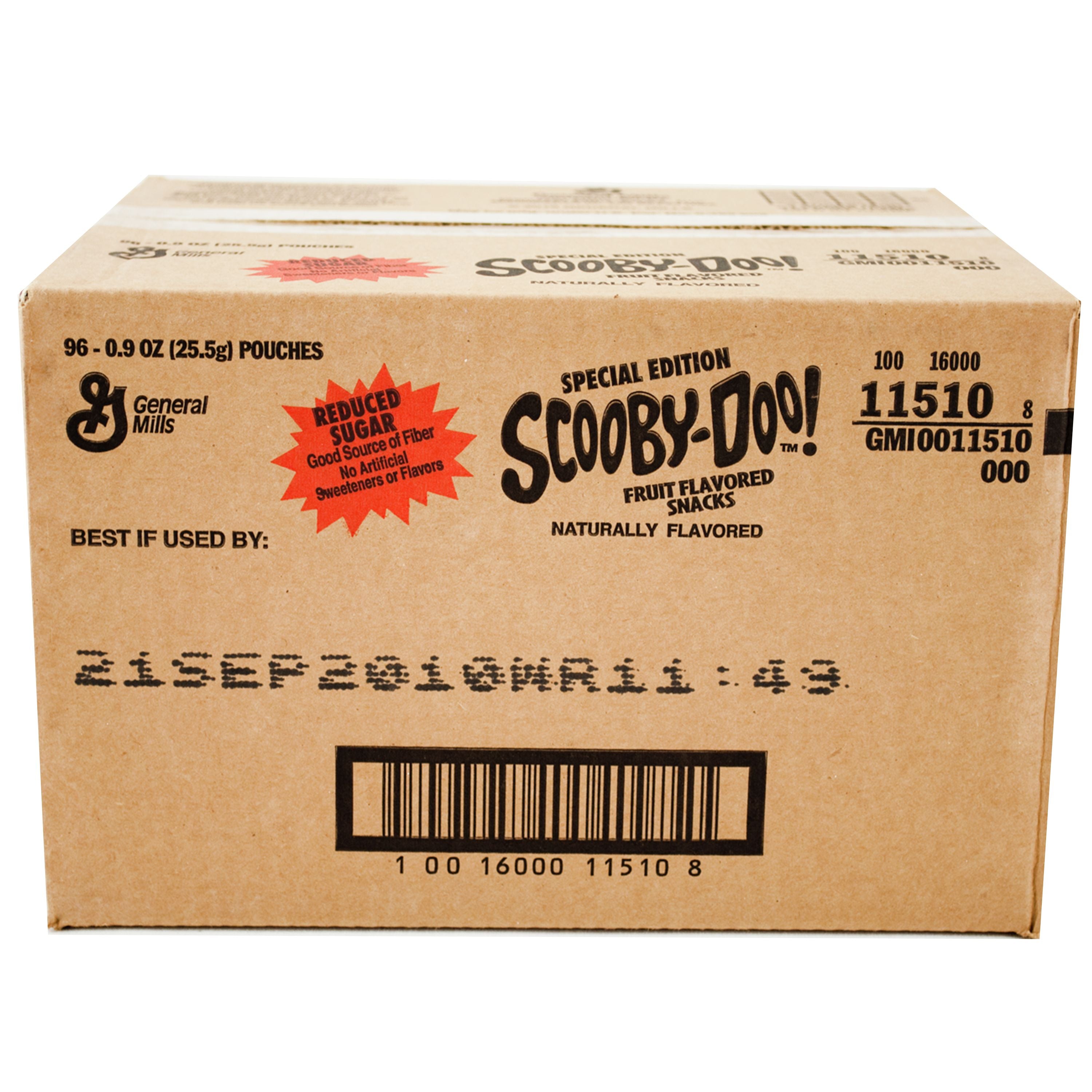 Betty Crocker™ Fruit Snacks Scooby Doo™ 0.9 Ounce Size - 96 Per Case.