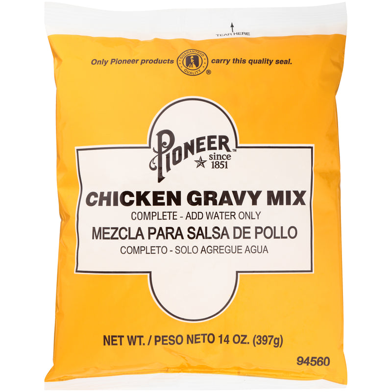 Pioneer Chicken Gravy Mix 14 Ounce Size - 6 Per Case.