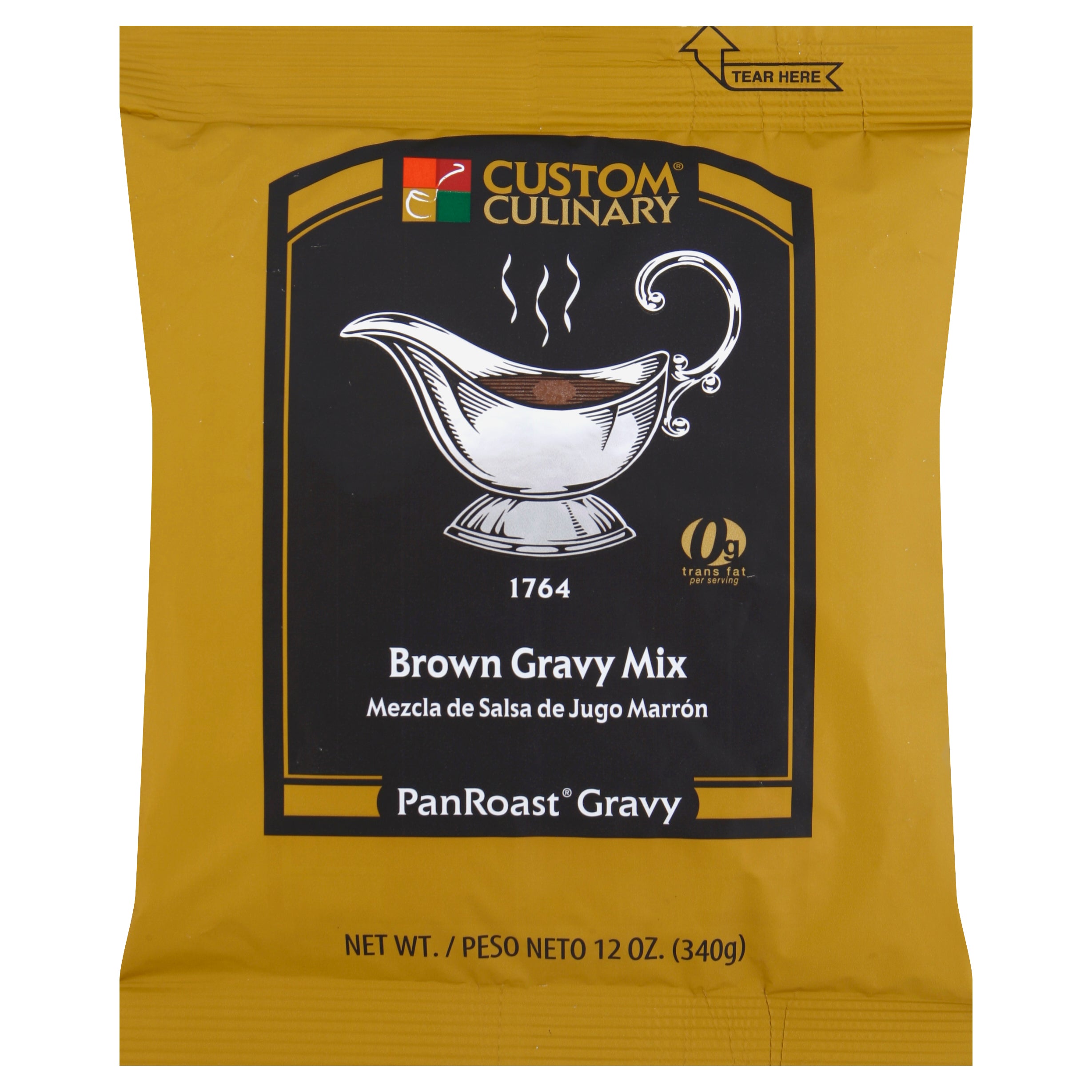 Mix Gravy Brown Shelf Stable 12 Ounce Size - 8 Per Case.