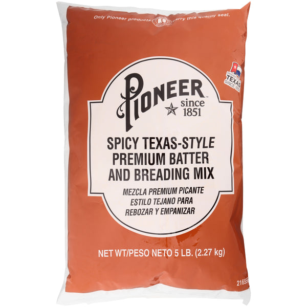 Spicy Texas Style Premium Batter And Breadingmix 5 Pound Each - 6 Per Case.