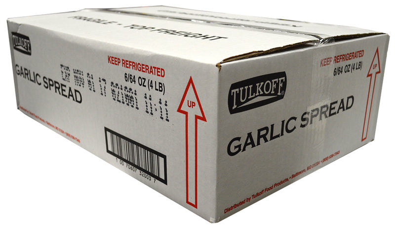 Tulkoff® Original Garlic Spread 4 Pound Each - 6 Per Case.