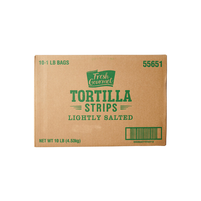 Fresh Gourmet Tortilla Strips Gourmet 1 Pound Each - 10 Per Case.