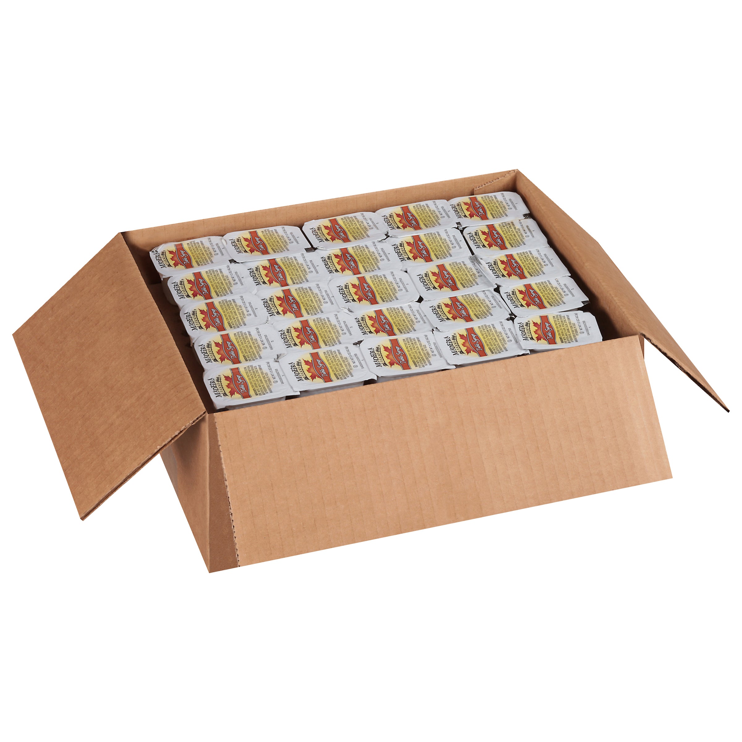 MADEIRA FARMS Single Serve Table Syrup 1.5 Ounce Cups 100 Per Case