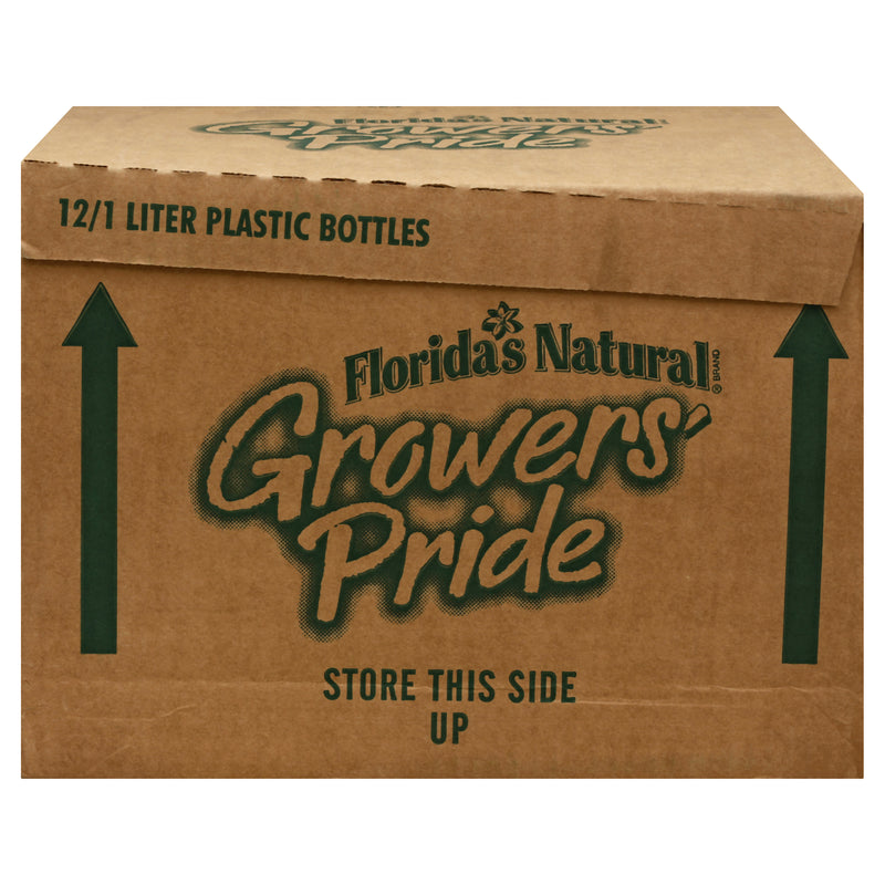 Fl Nat Growers' Pride From Concentrate Shelfstable Orange Juice 1 Liter - 12 Per Case.