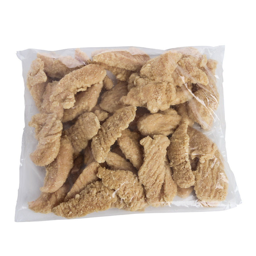 Wayne Farms Par Fried Breaded Chicken Tenderloin Fritters 2 Ounce, 5 Pound Each - 2 Per Case.