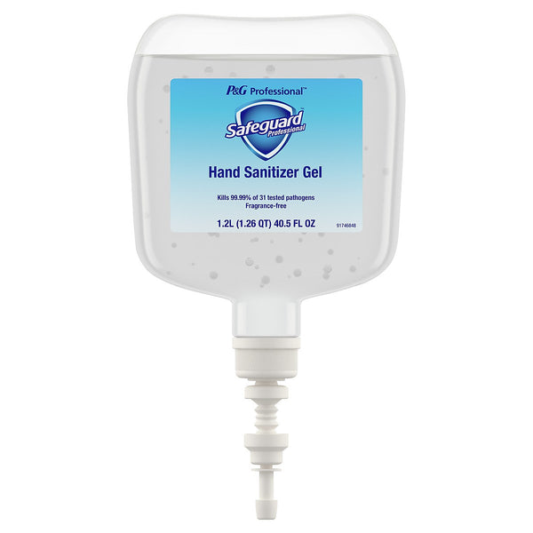 Safeguard Anti Bacterial Hand Sanitizer Ready-To-Use Gel Closed Loop Lt 40.6 Ounce Size - 4 Per Case.