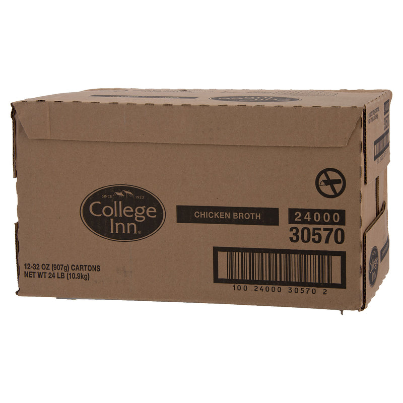 College Inn Natural Chicken Broth In Aseptic Carton 32 Ounce Size - 12 Per Case.