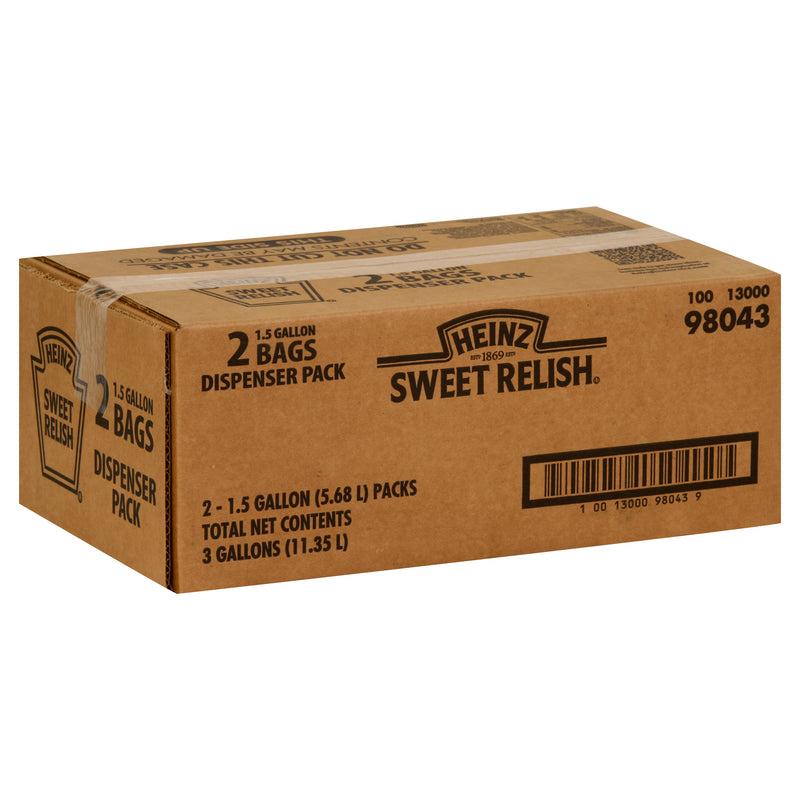 HEINZ Sweet Relish Dispenser Pack 1.5 gal. 2 Per Case