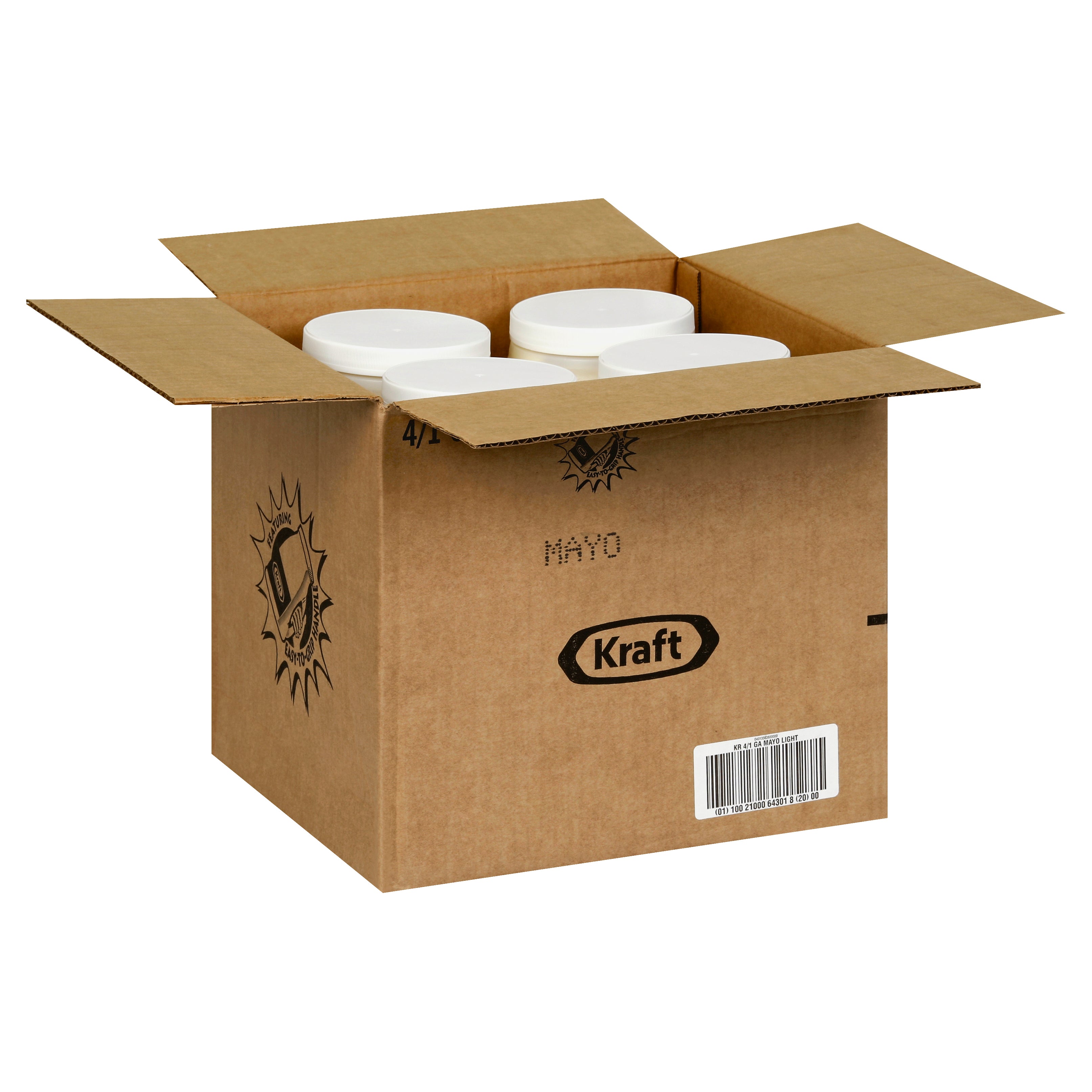 KRAFT Light Mayonnaise 1 gal. Jugs 4 Per Case