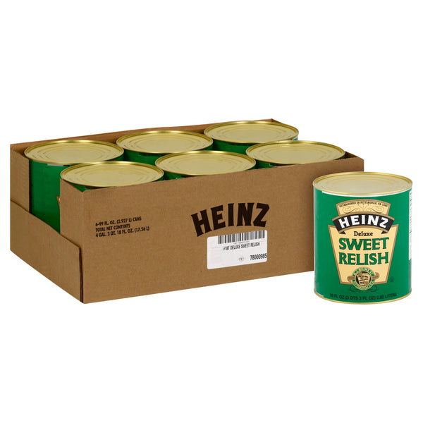 HEINZ Deluxe Sweet Relish #10 Can 99 Fluid Ounce 6 Per Case