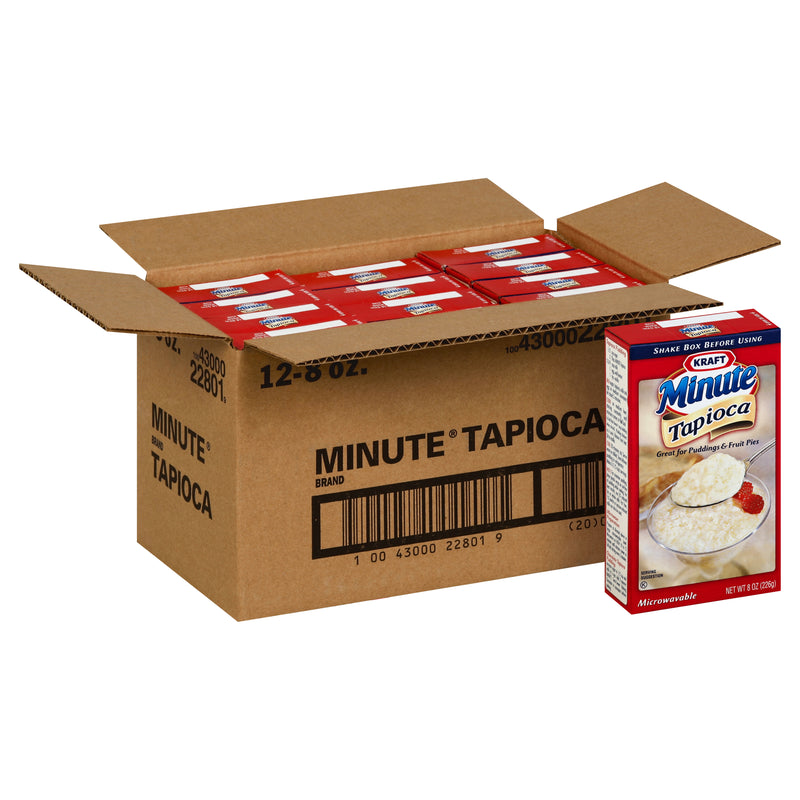Minute Pudding Tapioca, 8 Ounce Size - 12 Per Case.