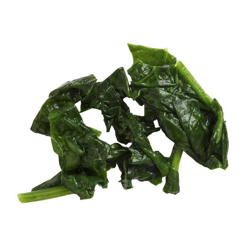 Simplot Simple Goodness Classic Vegetables 2" Chopped Spinach IQF 20 Pound Each - 1 Per Case.