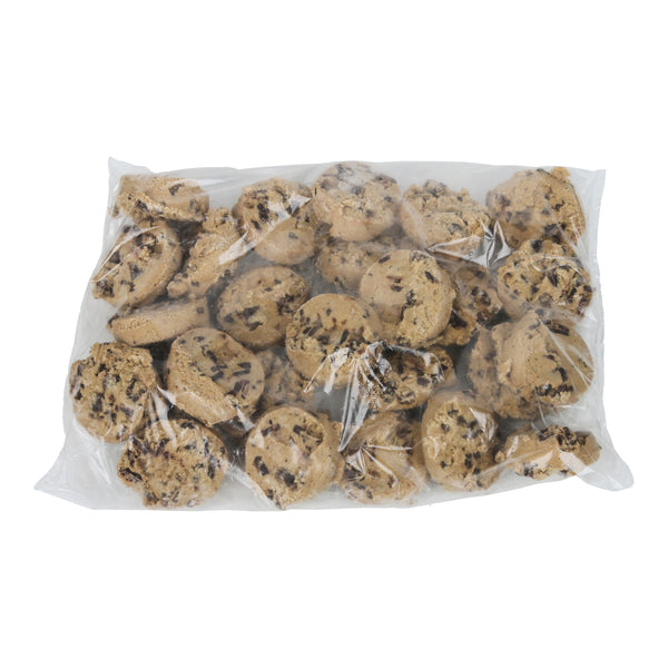 Chunky Chocolate Supreme All Butter Frozen Cookie Dough Naturally Flavored 3 Ounce Size - 104 Per Case.