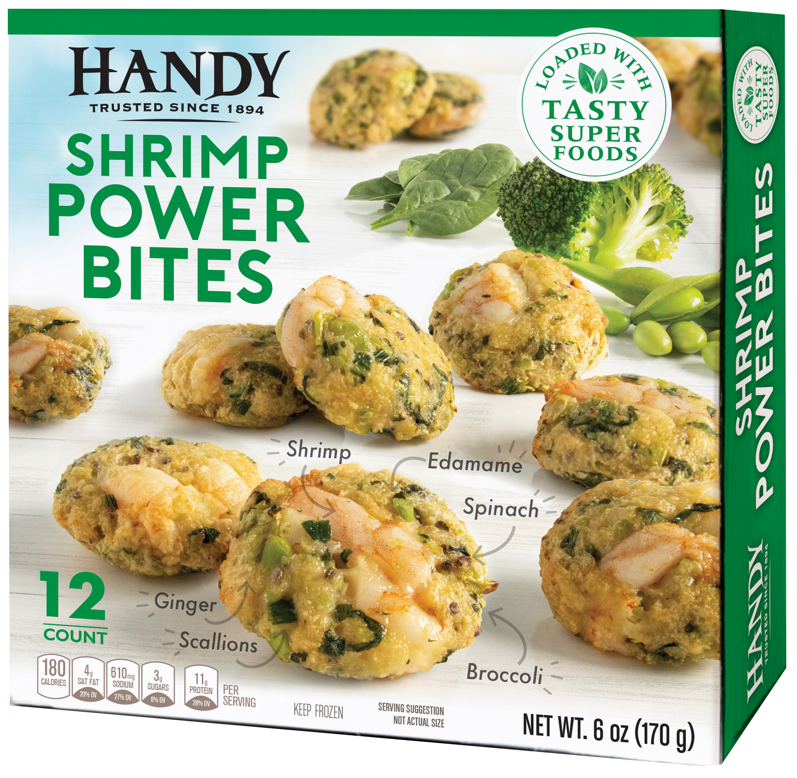 Handy Shrimp Power Bites Are Loaded With Protein And Nutrients They Contain Positive Heal 24 Count Packs - 1 Per Case.