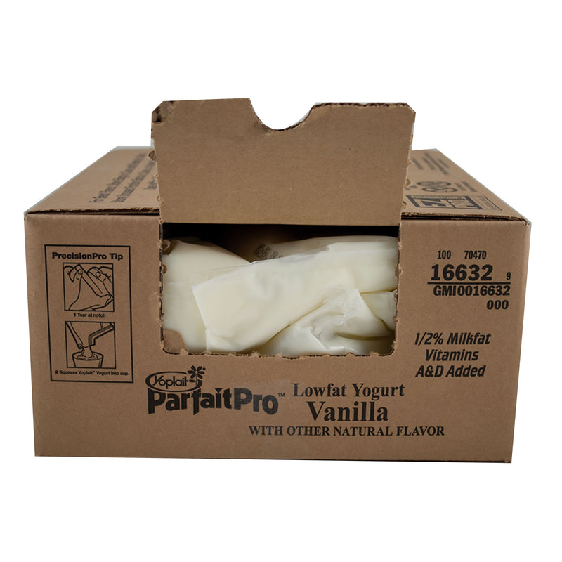 Yoplait Parfaitpro® Yogurt Bulk Low Fat Vanilla 64 Ounce Size - 6 Per Case.