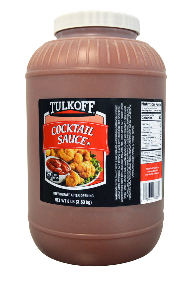 Tulkoff® Cocktail Sauce 8 Pound Each - 4 Per Case.