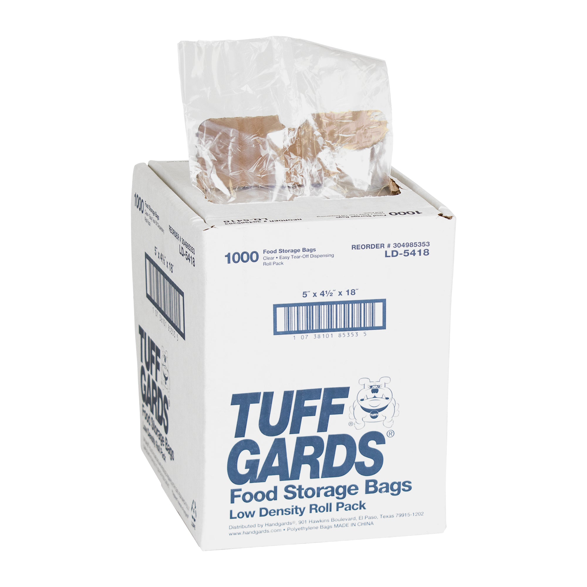 Bag Low Density Food Storage 1000 Each - 1 Per Case.