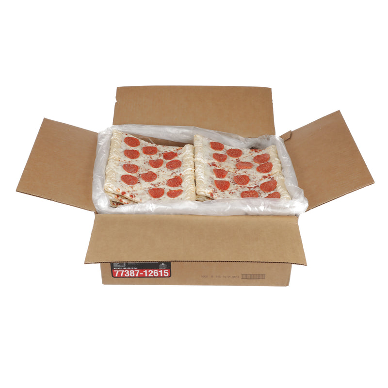 Stuffed Crust Pepperoni Reduced Fat Mozzarella Whole Grain 5 Ounce Size - 72 Per Case.