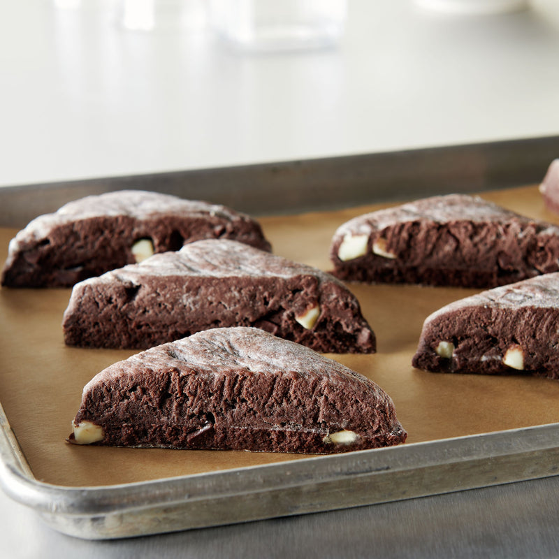 Pillsbury™ Place & Bake™ Frozen Scone Dough Chocolate Chocolate Chunk 45 Ounce Size - 8 Per Case.