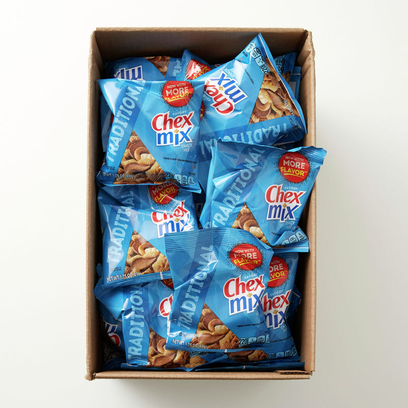 Chex Mix™ Snack Mix Single Serve Traditional 1.75 Ounce Size - 60 Per Case.