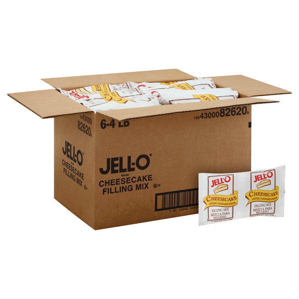 JELL-O Cheesecake Filling Mix 4 lb. Pouch 6 Per Case