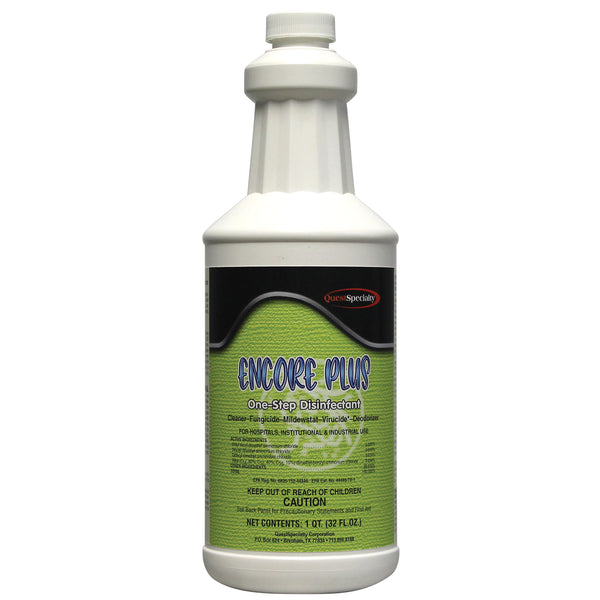 Encore Plus Epa One Step Disinfectant Ready-To-Use Non Acid Qt 32 Ounce Size - 12 Per Case.